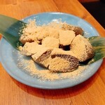 Homemade warabimochi ~Kyoto black bracken and soybean flour~