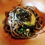 マガタニア - とろろぶっかけそば[日のみ]　伊吹在来手打ち十割（玄そば/抜き実）