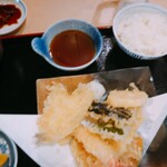 海鮮うまいもんや 浜海道  - 天ぷら定食