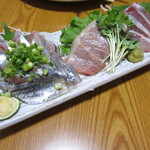 鳥ふみ - お刺身！