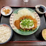 かつさと - ねぎおろしかつ定食（850円）_2021年9月