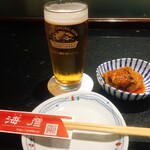 海彦 - 先ずは生で乾杯！