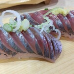 沼津魚がし鮨 流れ鮨 - 真あじ