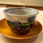 片折 - 梅と昆布の入った玄米茶