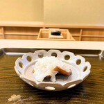 片折 - お粥と原木椎茸は旨味のハーモニー♪