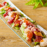 Seafood carpaccio