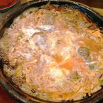 牛ロース柳川鍋アップ！