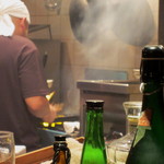 和酒 まん月や - 店内もくもく＾＾；