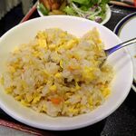 四川厨房 随苑 - 牛肉の黒胡椒定食750円（ランチは、鶏唐揚げ４個、炒飯ほかは食べ放題）