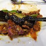 四川厨房 随苑 - 牛肉の黒胡椒定食750円（ランチは、鶏唐揚げ４個、炒飯ほかは食べ放題）