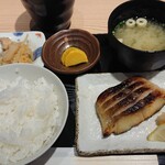 はかた天乃 - 銀ダラ味噌定食。