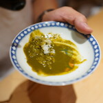 鮨 さいとう - ゲキ旨「鮑の肝ソース」