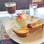 Kafe Teria - モーニングサービス400円 アイスコーヒー