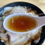 第一旭 - 肉増しラーメン  スープ