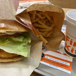 Wendy's First Kitchen - クラシック海老フライバーガー三尾セット