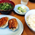 餃子の天天有 - 餃子定食・3個　520円