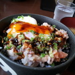 Nokkeya - 海鮮ネギトロ丼（温玉乗せ）