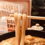 うどん料理 千 - 麺アップ