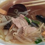 横浜ラーメン - おーっと終盤に差し掛かりました。名残惜しいなぁ…