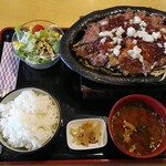 ぴーぷ留 - ステーキランチ