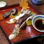 カントリーレストラン　渓流荘 - 焼ききのこ