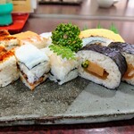 文の里松寿し - 令和3年9月 
            大阪ずし 1000円