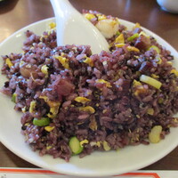 三和楼 - 黒米炒飯