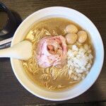 丿貫 - 煮干しそば＋うずら