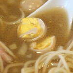 丿貫 - 小さいが、味玉断面