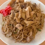 やきそバー キノコヤ - ブタ、イカ、大盛り
      