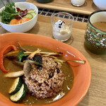 Cafe フォルテ - 【酵素玄米カレーセット】
バングラディッシュカレー