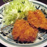 とんかつ濱かつ - 浜勝ランチは、小さめのロースカツとチキンカツ