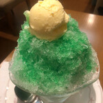 ハヤマ - カキ氷(メロンクリーム)