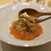 鮨 いし黒 - 雲丹　いくら