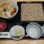 そば茶屋 小諸 - 小かつ丼セット（せいろ蕎麦）