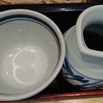 そば茶屋 小諸 - 蕎麦猪口と徳利