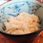 牛たん にし - 麦飯おかわり(1/2杯)