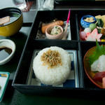 日本料理 聚楽庵 (KKRホテル大阪) - 松花堂弁当正面