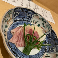 北新地 魚菜 まさ志 - クジラの盛り合わせ
