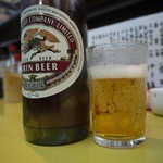 Katsu shin - ラガービールで乾杯です