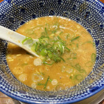元祖熟成細麺　香来 - スープ割り