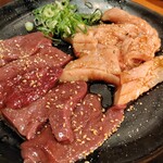 Matsuya Yakiniku Suteki - レバー、上ミノ