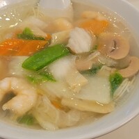 三和楼 - エビそば