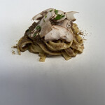 六甲マッシュルームのラグソース　タリアテッレ