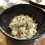 醍醐 - 特製イカの塩辛どんぶりを混ぜ混ぜしました❗