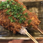 1 Kiritanpo skewer of keema curry