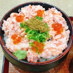 Kanazawakaisendommoriya - 金沢名物かに味噌丼、アップ！