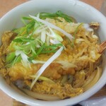 小さな食堂 ヒロ - 海老玉子とじ丼 ※更に拡大(2021.09.24)