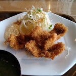 お食事処 沖 - 鱧フライ