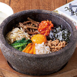 Stone grilled bibimbap